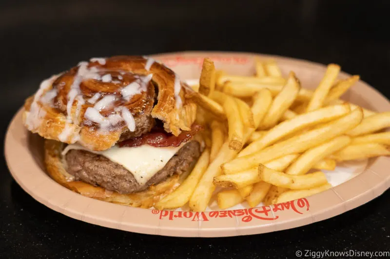 Disney's All-Star Movies Resort Cinnamon Bun Burger