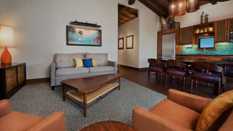 Disney's Polynesian Village Resort Suite Living Room