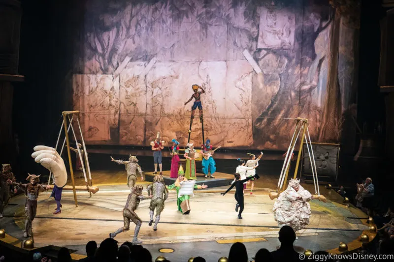 Drawn to life Cirque du Soleil show Disney Springs