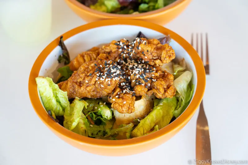 General Tso's Chicken Salad Connections Eatery EPCOT