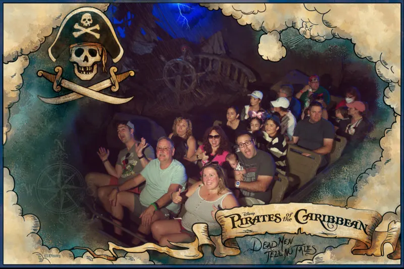 On-Ride PhotoPass photo on Pirates of the Caribbean