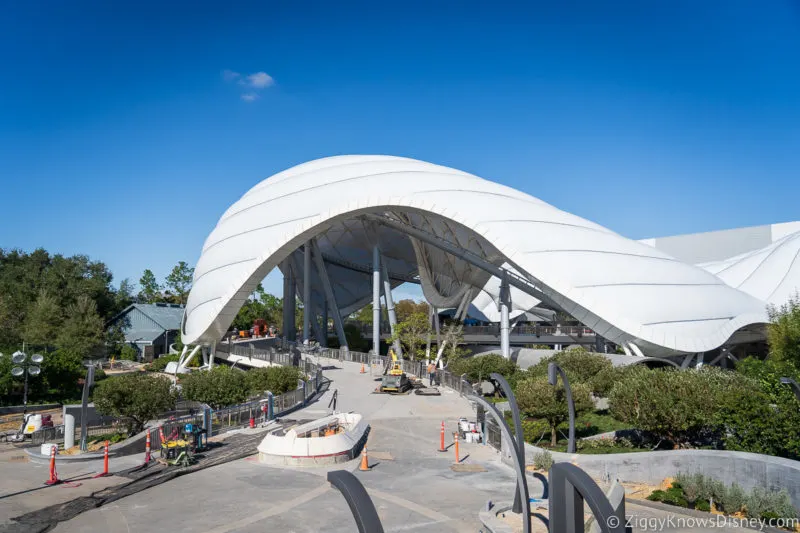 TRON Lightcycle Run coaster construction Magic Kingdom