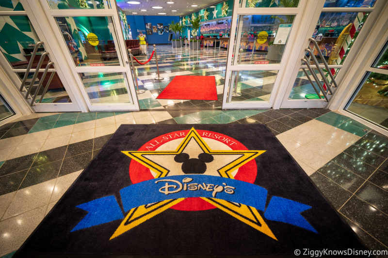 Disney's All-Star Movies Resort entrance mat