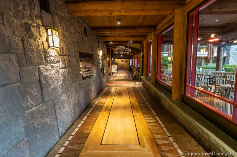 inside hallway Disney's Wilderness Lodge