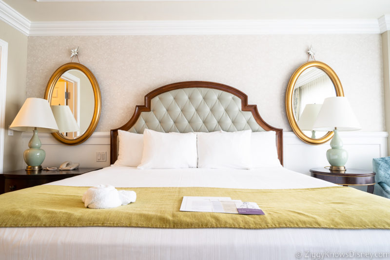 Guest beds at Disney's Grand Floridian Resort and Spa Villas