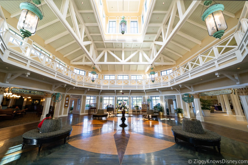 Inside Lobby at Disney's Port Orleans - Riverside Resort