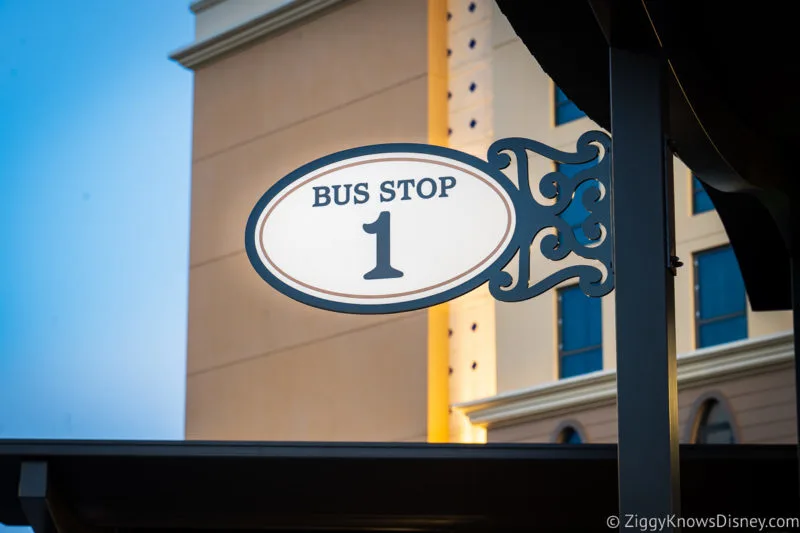 Bus Stop at Disney's Coronado Springs Resort