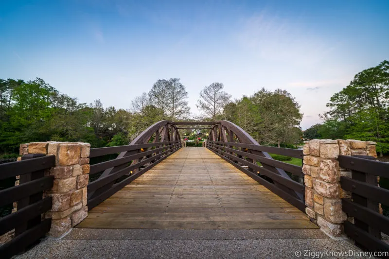 Bridge walking path at Disney's Port Orleans - Riverside Resort