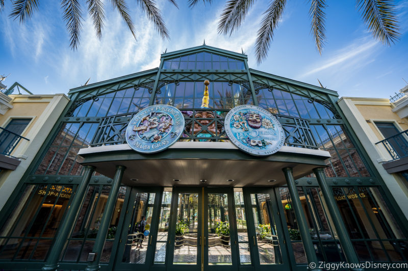 Outside back entrance Disney's Port Orleans - French Quarter Resort