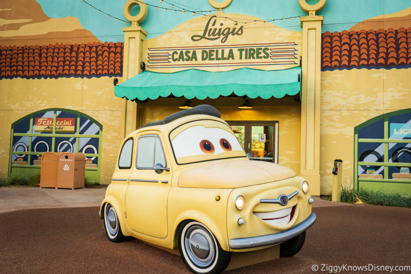 Luigi's Casa Della Tires Disney's Art of Animation Resort