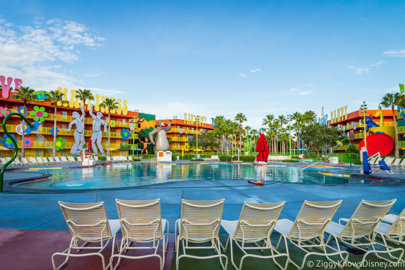 Disney's Pop Century Resort pool area