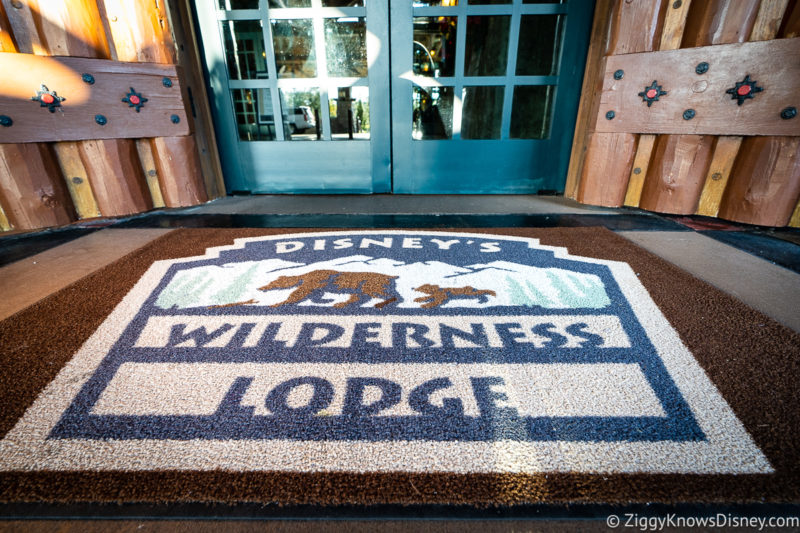 Disney's Wilderness Lodge entrance mat