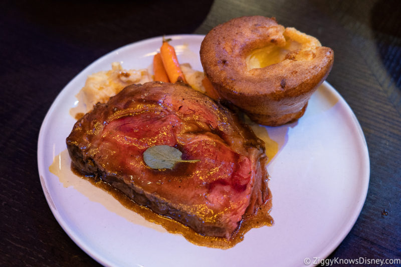 Prime Rib dinner at Storybook Dining at Artist Point with Snow White
