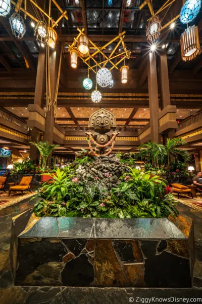 Main Entrance Polynesian Village Resort lobby