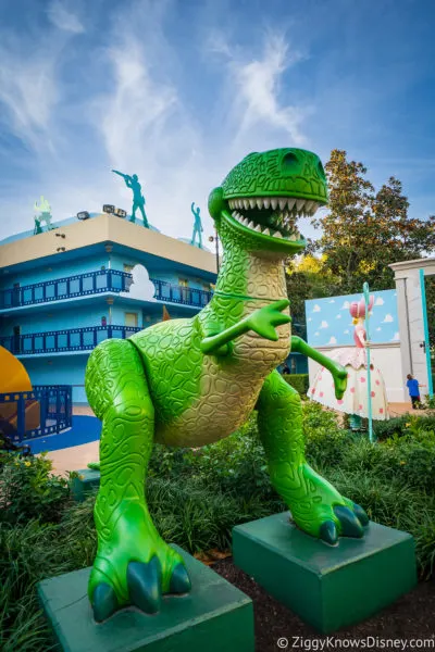 Rex from Toy Story at Disney's All-Star Movies Resort