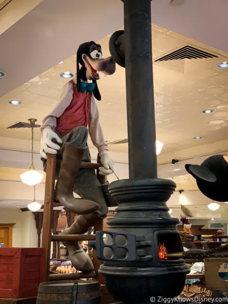 Goofy with soot all over his nose Disney's Port Orleans Resort Riverside