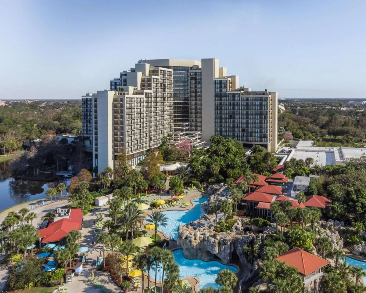 Hyatt Regency Grand Cypress outside hotel pool