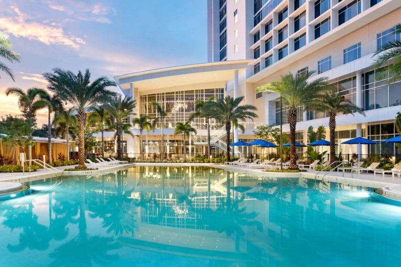 JW Marriott Orlando Bonnet Creek Resort & Spa hotel pool area