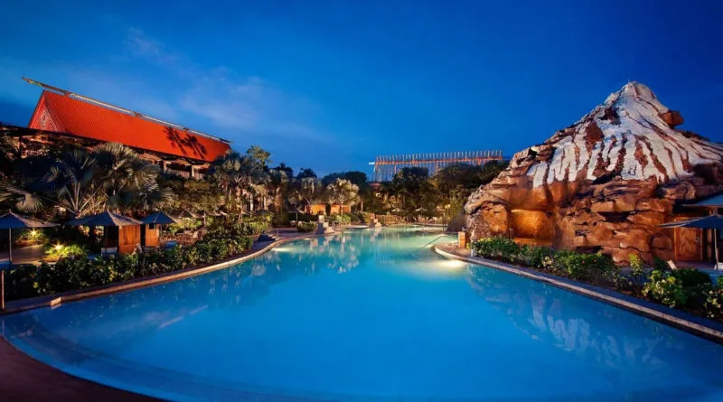Disney's Polynesian Village Resort Lava Pool