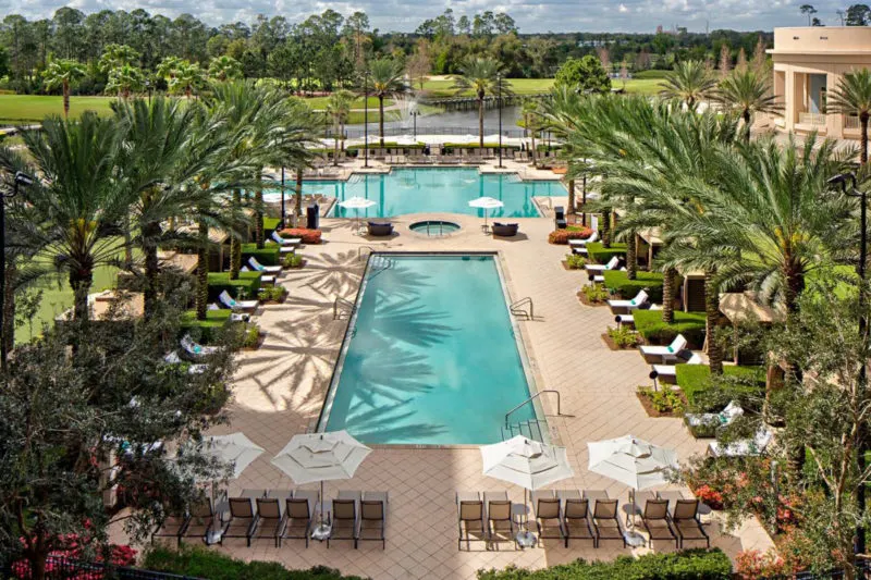 Waldorf Astoria Orlando hotel pool area