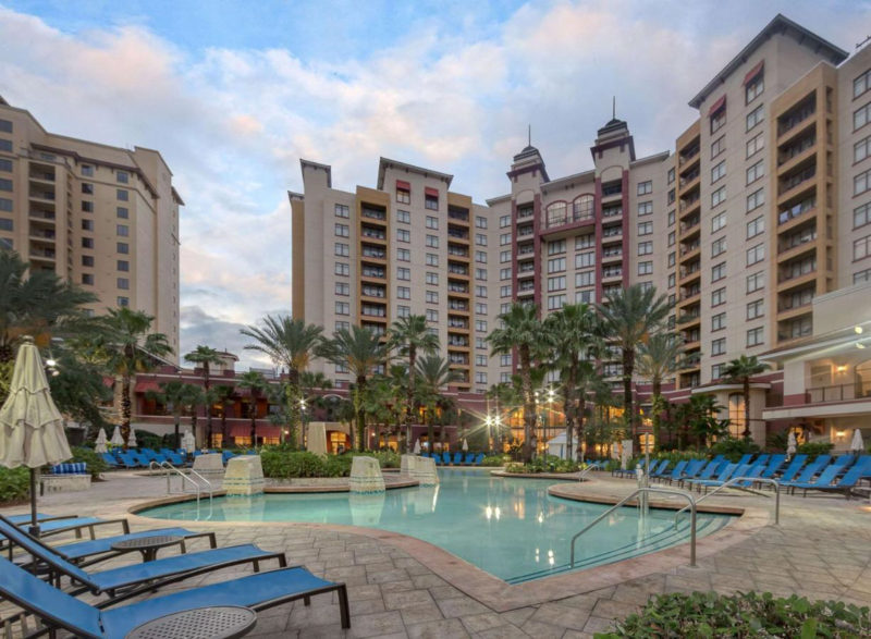 Wyndham Grand Orlando Resort hotel pool area