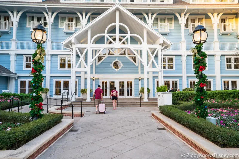 Disney's Beach Club Resort back entrance