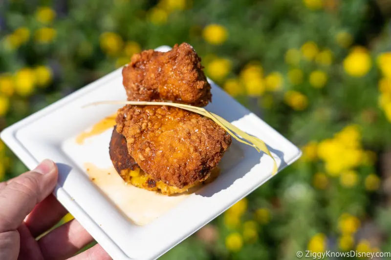 Chicken and Waffles from The Honey Bee-Stro