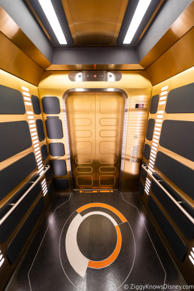 Galactic Starcruiser elevator inside