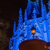 Magic Kingdom nighttime Cinderella Castle