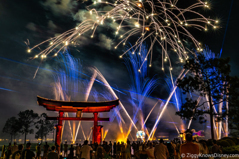 EPCOT Park Hours fireworks in Japan