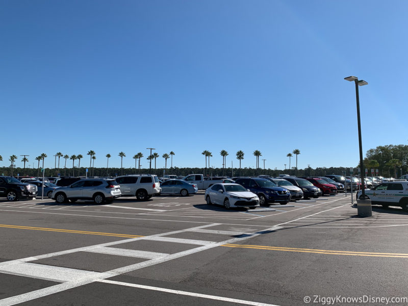 Hollywood Studios parking lot