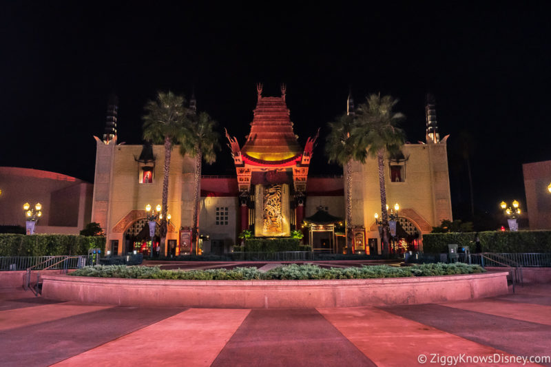 Chinese Theater at night Hollywood Studios