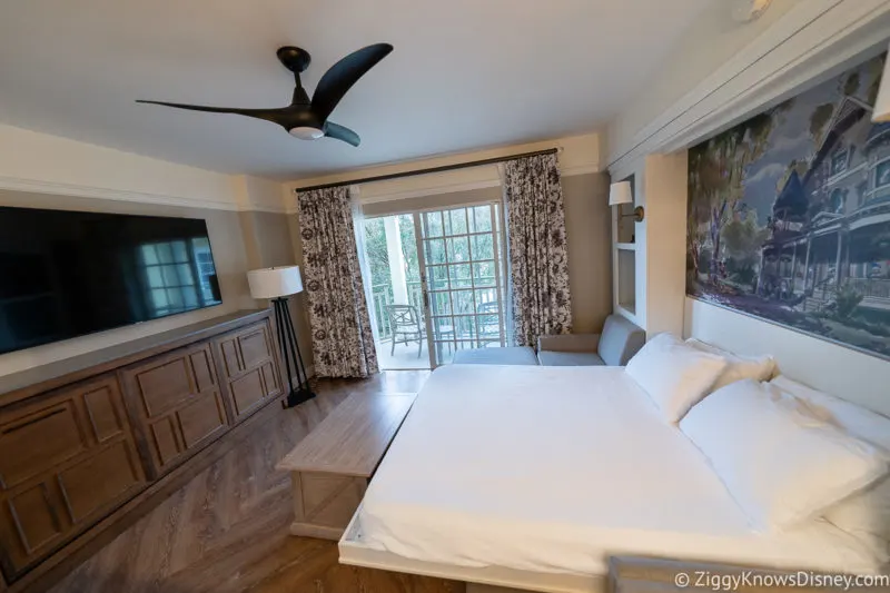 living room at Disney's Saratoga Springs Resort 2 Bedroom