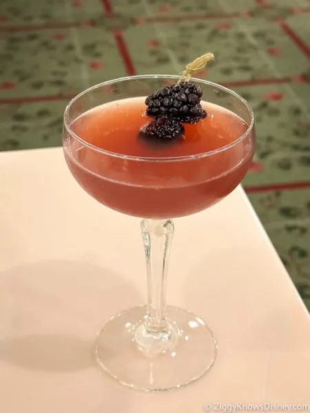 cocktail at The Crystal Palace Magic Kingdom