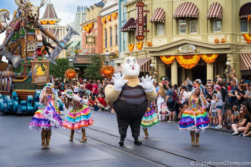 characters in Festival of Fantasy Parade Magic Kingdom