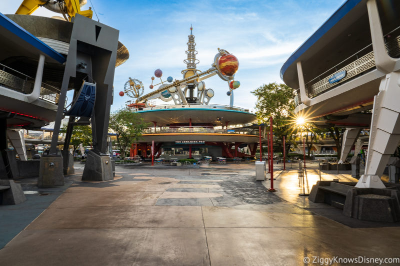 Tomorrowland in the morning without crowds