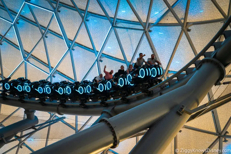 TRON Lightycycle Run coaster Magic Kingdom