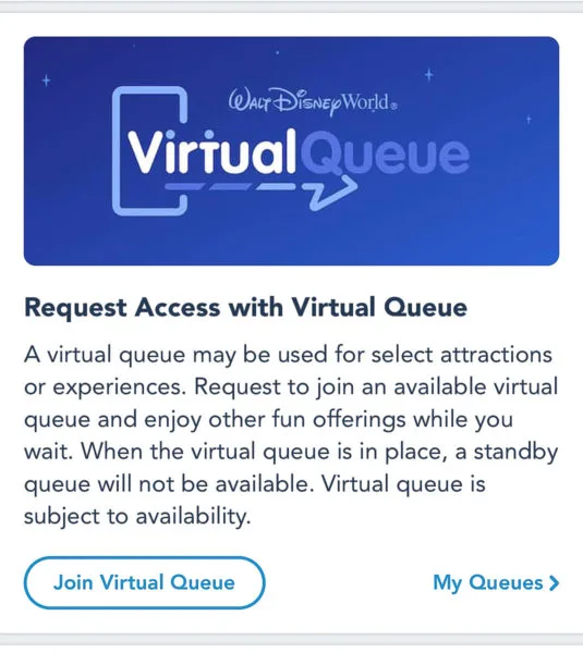 Disney Virtual Queue