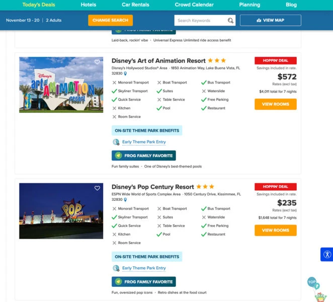 Walt Disney World Resort Hotel deals Undercover Tourist