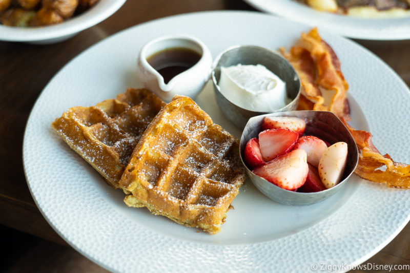 Breakfast waffles Disney Riviera Resort