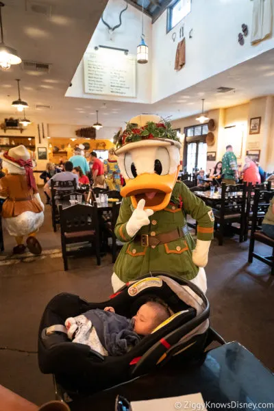 Donald Duck at Tusker House Character breakfast