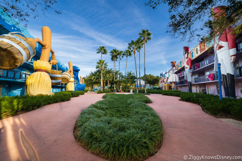 Disney's All Star Movies Resort outside Fantasia