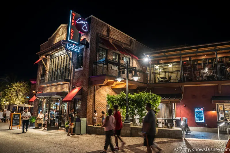 Wine Bar George outside Disney Springs