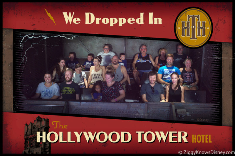 Hollywood Studios Tower of Terror photopass photo