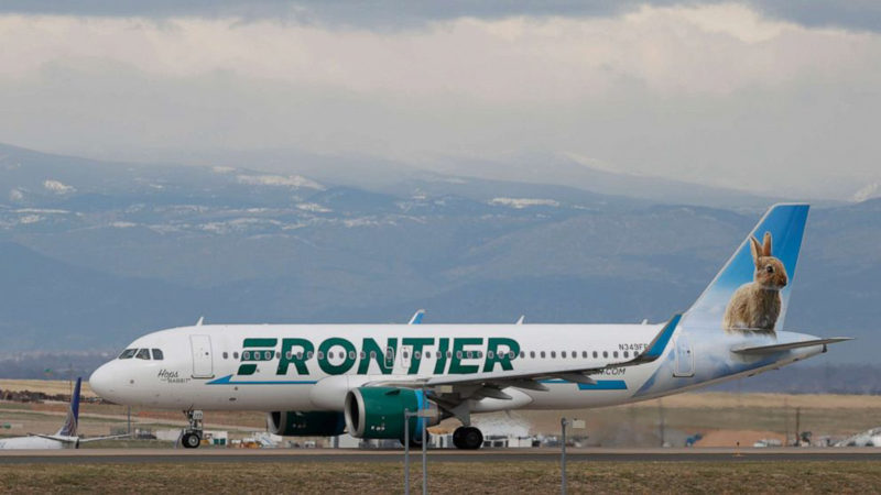 Frontier Airlines plane