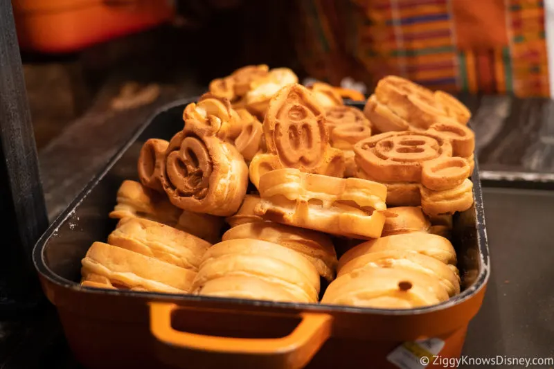 Mickey Mouse waffles for breakfast Tusker House