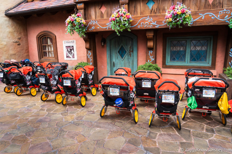 renting strollers at Disney World