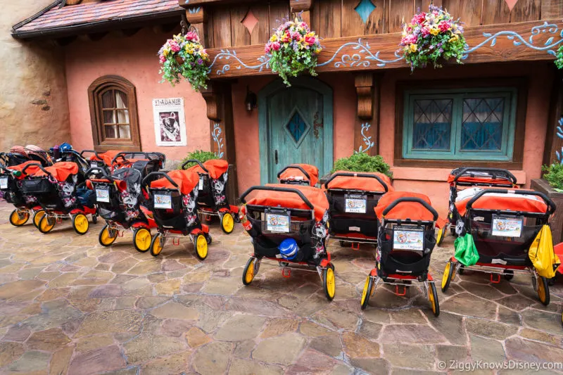 renting strollers at Disney World
