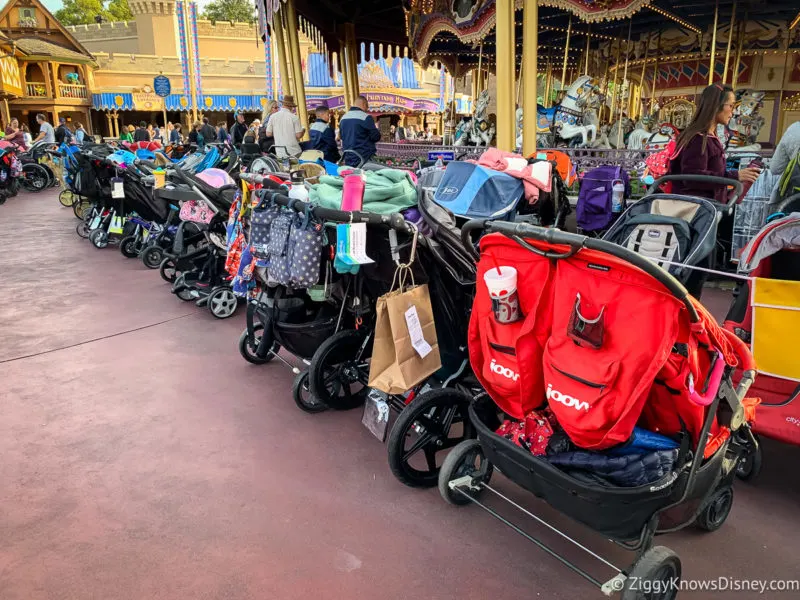 how to rent a stroller in Disney World