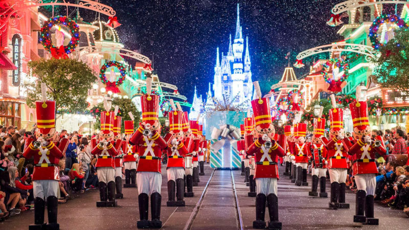 Parade during Mickey's Very Merry Christmas Party Main Street USA